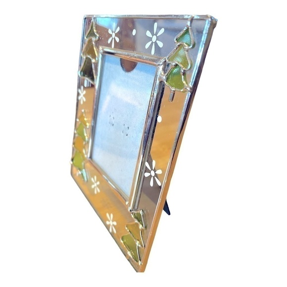 Set Of 2 Stained Glass Look, Picture Frames, Excellent Condition,Christmas Motif - Picture 6 of 7